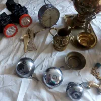 سماور برنجی وسیله قدیمی|کلکسیون اشیاء عتیقه|گلپایگان, |دیوار