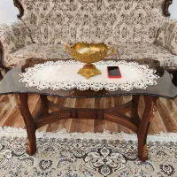 یه دست مبل ۹ نفره کامل با عسلی و جلو مبلی|مبلمان خانگی و میز عسلی|بروجرد, |دیوار