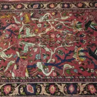 قالی دستی وسینی یا مجمع سنتی قدیمی