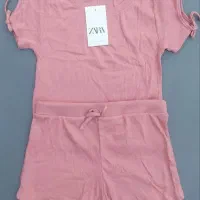 ست کراپ شورتک کبریتی Zara آک