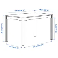 میز و صندلی ایکیا ikea|میز و صندلی غذاخوری|کرج, کلاک پایین|دیوار