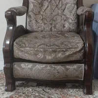 مبل ۷ نفره چوب راش همراه با میز وسط مبل و عسلی|مبلمان خانگی و میز عسلی|مبارکه, |دیوار