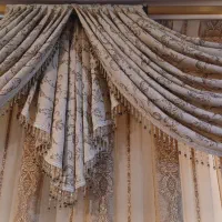 فروش پرده حریر هال پذیرایی|پرده، رانر، رومیزی|درگزین, |دیوار