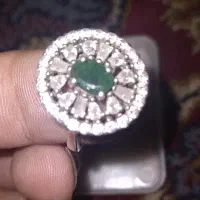 دو عدد انگشتر قدیمی نقره دست ساز با نگبن یاقوت|کلکسیون اشیاء عتیقه|محمدیه-قزوین, |دیوار