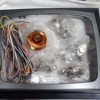 تلویزیون 14سیاه سفید چوبی|تلویزیون و پروژکتور|لاهیجان, یحی آباد|دیوار