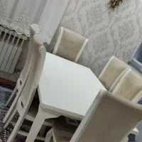 میز غذا خوری چوبی سالم|میز و صندلی غذاخوری|اردبیل, |دیوار