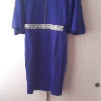 لباس مجلسی دامن کرب کوتاه کیف شال تاپ در حد نو
