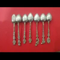 قاشق نقره قدیمی و کلکسیونی
