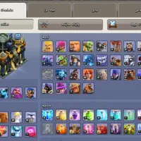 کلش آف کلنز تان۱۷لول۲۱۰|کنسول، بازی ویدئویی و آنلاین|رباط‌کریم, رباط‌کریم|دیوار