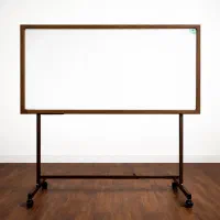 تخته وایت بورد گلس ،شیشه ای با پایه