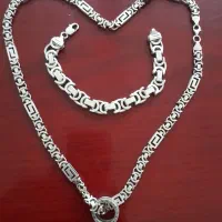 زنجیر و دستبند نقره