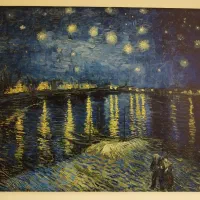 شب پر ستاره بر فراز رُن