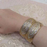 النگو با آبکاری طلایی