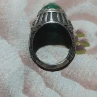 انگشتر نقره با سنگ جواهری