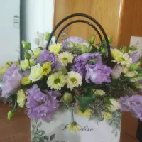 سبد گل طبیعی بسیار زیبا