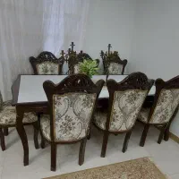 نهارخوری ۸ نفره|میز و صندلی غذاخوری|لنگرود, |دیوار