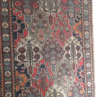 قالیچه ۱۲۰ ساله تمام پشم-رنگ گیاهی