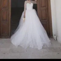 لباس عروس سنگ دوزی شده