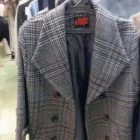 پالتو فوتر چهارخونه|لباس|آران و بیدگل, |دیوار