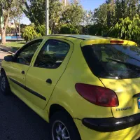 پژو 206 لیمویی 83 تک رنگ خاص|خودرو سواری و وانت|خسروشاه, |دیوار