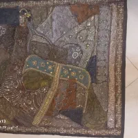رومیزی کارشده چهل تیکه