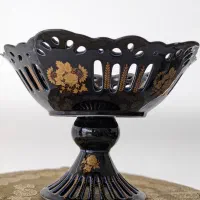 میوه خوری پایه دار سرمه ای