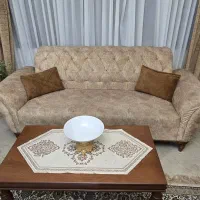 مبل و میز  نهار خوری ۶ نفره فوم سرد کاملا نو