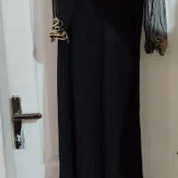 پیراهن مجلسی مشکی منجوق دوزی