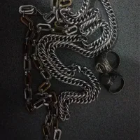 زنجیر استیل وانگشتر مردانه
