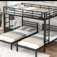 انواع تخت خواب فلزی زیرقیمت فروشگاه|تخت و سرویس خواب|مشهد, گرجی علیا|دیوار