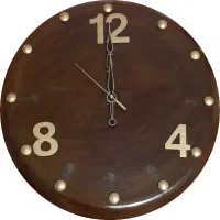 ساعت دیواری طرح چوب