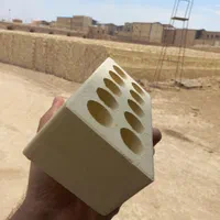 آجر لفتون ده سوراخ سفال مستقیم از کارخانه|مصالح و تجهیزات ساختمان|کرمانشاه, |دیوار