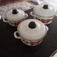 قابلمه گلدار ترک ولعابدار اصل ۱۲۰۰تومن|ظروف پخت‌وپز|کرج, اصفهانی‌ها|دیوار