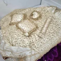 روتختی دونفره ۵ تکه، روبالشی، پرده، پارچه پرده