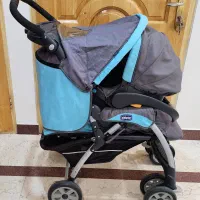 کالسکه کریر چیکو اصل chicco باتمام متعلقات ایتالیا