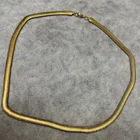 گردنبند زنجیر ماری استیل پهن مردانه