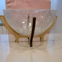 ظرف پذیرایی پایه چوبی
