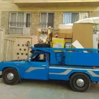 حمل بار با نیسان و کارگر حرفه‌ای پتو پیچ