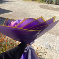 گل ربانی بزرگ زیبا|گل مصنوعی|سیاخ دارنگون, |دیوار