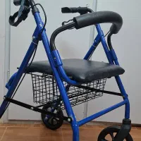 واکر چرخ دار با قابلیت تنظیم ارتفاع و تاشو وسبددار