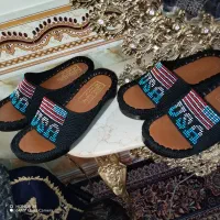 دمپایی دستت بافت زنانه ومردانه باطرحها مختلف