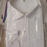 پیراهن سفید دو جیبه