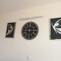 ساعت دیواری النسی مدل پروانه