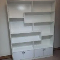 کتابخانه و دکوری|کتابخانه، شلف، قفسه‌های دیواری|اسلام‌شهر, شهرک قائمیه|دیوار