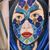 رنگ روغن ابعاد ۱۳۰ در ۹۰