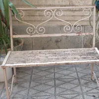 نیمکت فلزی  آهنی  صندلی باغ