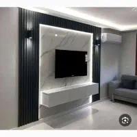 کاغذدیواری.کناف .ماربل شید