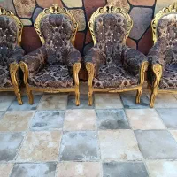 مبل سلطنتی 9 نفره فقط 8/800|مبلمان خانگی و میز عسلی|نیشابور, عدالت|دیوار