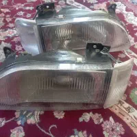یک جفت چراغ جلو پراید فابریک در حد نو