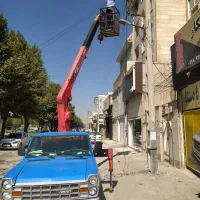 جرثقیل نیسان با سبدبدون سبد،بالابر(ادریس محمدی)